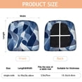 thumbnail image 3 of Blue and Grey Abstract Art Artwork Seat Covers for Dining Room Chairs Set Of 4,Stretch Printed Washable Chair Seat Cover with Elastic Ties and Button,Removable Waterproof Couch Cushion Covers, 3 of 6