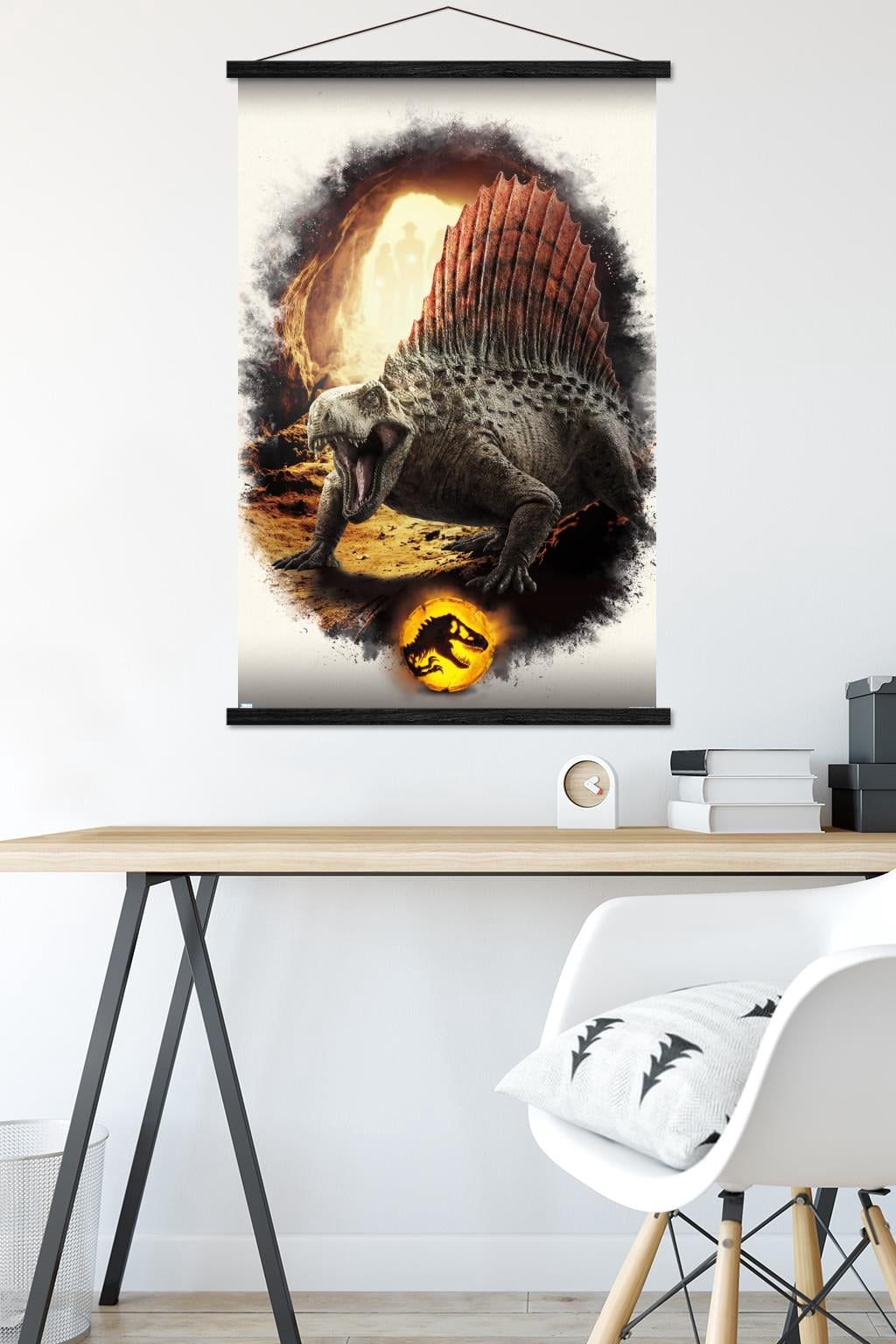 Jurassic World: Dominion - Dimetrodon Focal Wall Poster with Magnetic Frame, 22.375" x 34"