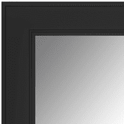 Frame My Mirror Framed Mirror, Black Finish, 20 x 24, 3 Wide Frame Porter Design