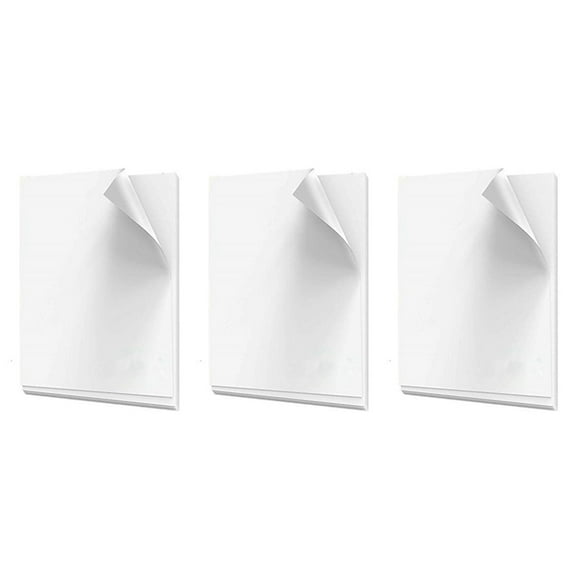 Premium Printable Waterproof Vinyl Sticker Paper for Inkjet and Printer 210X280mm 90 Sheets Matte White Decal Paper,90 x sticker paper,White