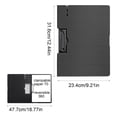 thumbnail image 3 of Dvkptbk plastic clipboard A4 Folder Drawing Board Clip Data Multi-functional Meeting Horizontal Writing Board Book Pad Student File Clip, 3 of 7
