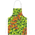 thumbnail image 7 of Dreamtimes Polyester Kitchen Oven Mitts Glove Potholder Apron 3Pcs Set Butterfly Morpho Non Slip Heat Resistant Mitts for Baking Cooking BBQ, 7 of 7