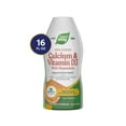 thumbnail image 5 of Nature's Way Calcium & Vitamin D3 with Magnesium Liquid, Bone Health*, Citrus Flavored, 16 fl oz, 5 of 9
