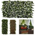 Artificial Ivy Privacy Fence Screen, Artificial Hedges Fence and Faux