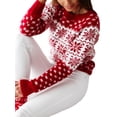 thumbnail image 5 of Women Christmas Sweaters Long Sleeve Elk Snowflake Print Knit Tops, 5 of 6
