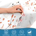 thumbnail image 3 of Yayeee Kitchen Curtains Tier Pair Light Filtering 27"x36" Rod Pocket Short Cafe Window Panel, Ghost Design, 3 of 7