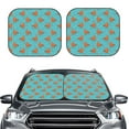 thumbnail image 2 of Balery 2 Piece Funny Chicken Car Windshield Sun Shade|Foldable Front Windshield Shade for Car Front Window for Most Sedans SUV Truck-Small, 2 of 7