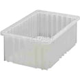 thumbnail image 3 of Quantum Storage Systems Dividable Grid Container, 16.5"L x 10.88"W x 6"H - Clear, 8 Pack, 3 of 3