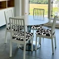 thumbnail image 2 of Square Chair Cushions Cover, Cow Print Elastic Office Chair Cover for Dining Chairs with Ties and Removable Cover, Desk Chair Seat Cushion Protectors set of 2, 2 of 7