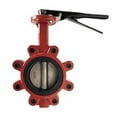 thumbnail image 1 of Midland Industries 9660L4SE 4 in. dia. Lever Handle Lug Pattern Butterfly Valve with Stainless Steel Disc-EPDM, 1 of 1