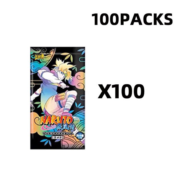 KAYOU Genuine Naruto Cards EX Packs Tire4 Wave 3 Chapter Of The Array Booste Uchiha Madara BP Collection Cards Gao Jinjia LED