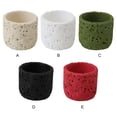thumbnail image 3 of Yuarrent El soporte para plantas de grano de roca agrega belleza y elegancia al lugar de vida Hierbas Piedra Grano de roca volcánica Jardín y Patio Blanco, 3 of 6