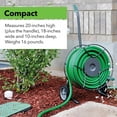 thumbnail image 5 of Yard Butler compact hose reel cart with wheels heavy duty 100 foot metal hose reel suitable for gardens, lawns and outdoor - IHTC-1, 5 of 6