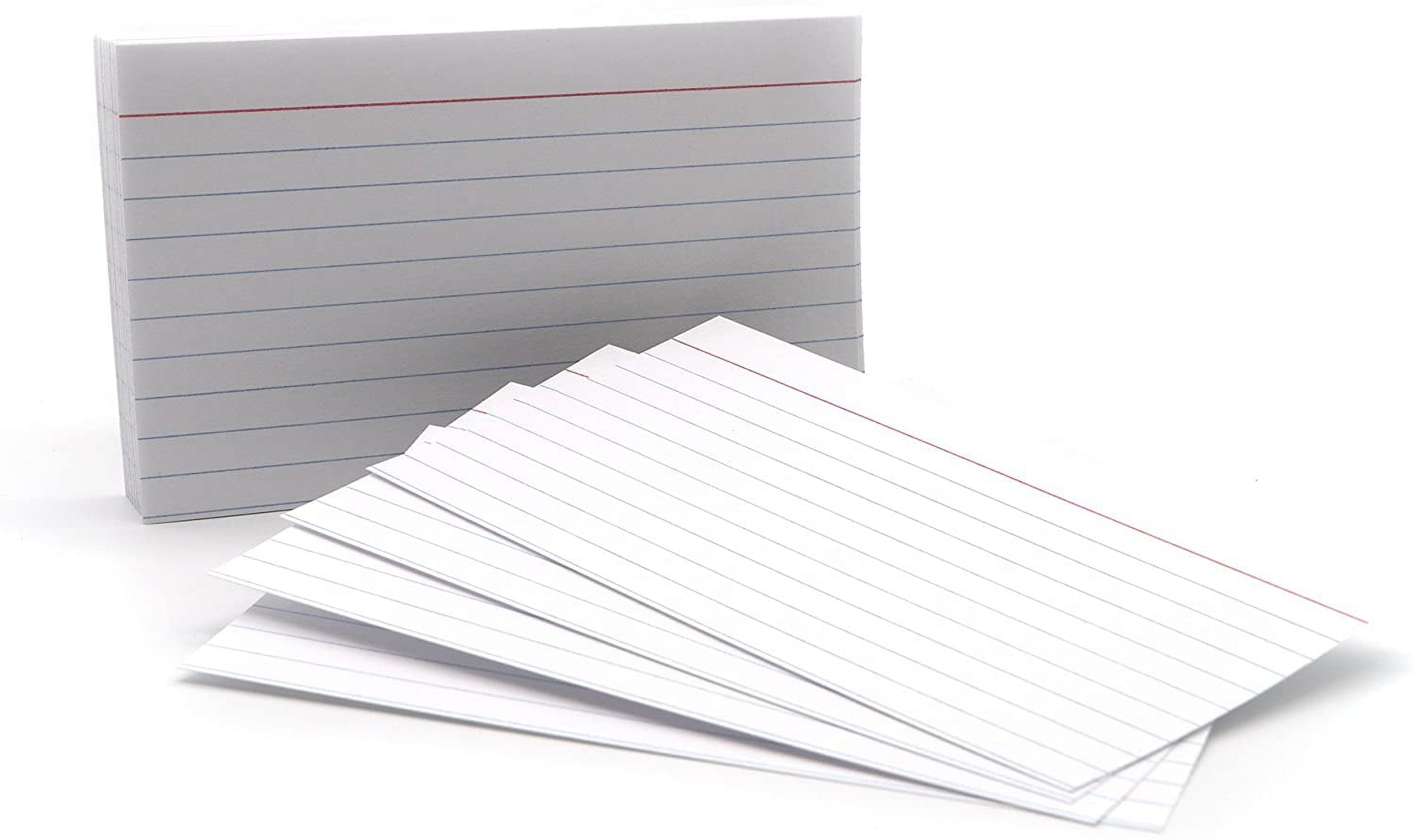  Home Advantage Ruled White Index Cards, File Lined Note Cards  (5-x-8-inch) : Office Products