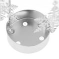 thumbnail image 4 of yuksok 4.4 x 13cm Rotary Metal Tea Light Stand Candle Holder -Snowflake, 4 of 8