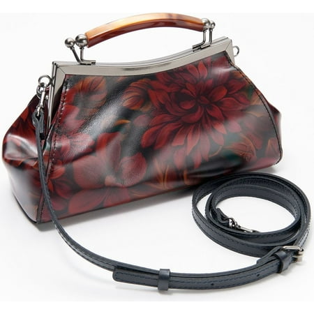 Patricia Nash Leather Kelmscott Kisslock Crossbody Women's A463695