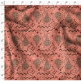 thumbnail image 4 of Soimoi Cotton Satin Spandex Orange Fabric By the Yard - 54 Inch Wide - Ikat Fabric - Elegant and Traditional Patterns for Stylish Creations Printed Fabric, 4 of 6