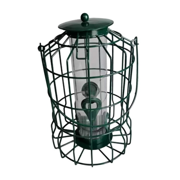 Alimentador de Pájaros Colgantes de Metal en Color de Metal Accesorios de Servicio Pesado de 18x26 Cm para de Aves Ensamblajes Rápidos Co