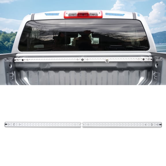 Trail Rail System Compatible with 2023-2026 Chevy Colorado GMC Canyon Truck Bed Front Track Aluminum Alloy Cargo Management Tie Down Rail L-Track for 2025 Chevrolet Colorado Accessories