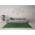 thumbnail image 3 of Ahgly Company Indoor Round Persian Emerald Green Traditional Area Rugs, 7' Round, 3 of 4
