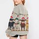 thumbnail image 5 of Blusas y camisas de manga larga con cuello redondo para niños Estampados navideños de manga larga Casual Suelto Forro polar para mayor calidez Sudadera con capucha de manga larga con cuello redondo pa, 5 of 5