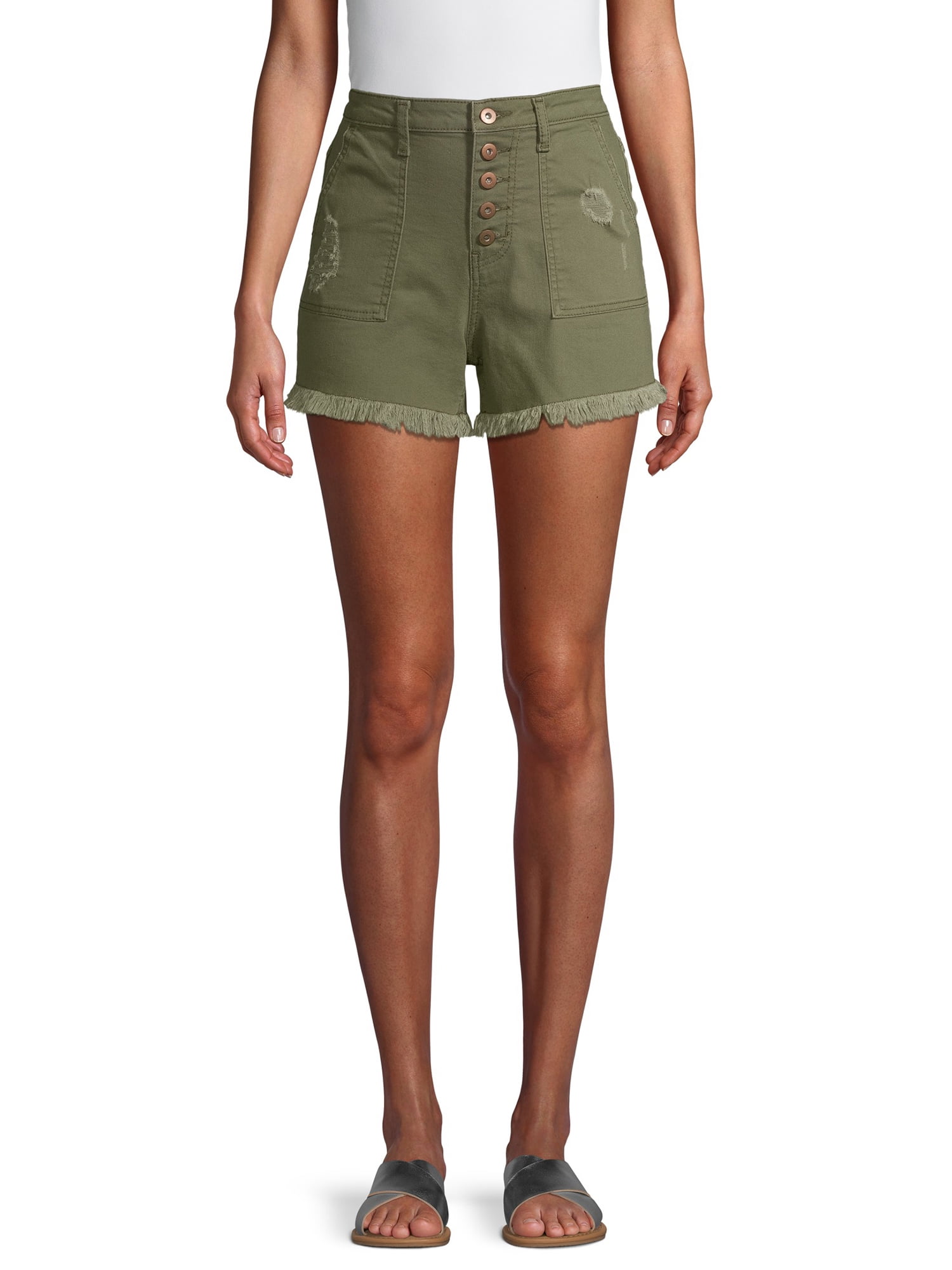 no boundaries mid rise shorts