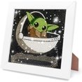 thumbnail image 1 of Diamond Painting Kit for Kids, 5D Full Diamond Cartoon Diamond Art with Wooden Frame Diamond for Kids 6-8-10-12 Years Old 7X7 Inch, 1 of 4