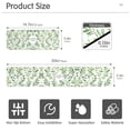 thumbnail image 3 of Yayeee Faucet Mat for Kitchen Sink 14.7" Diatomite Long Splash Guard Pad, Green Leafy Pattern, 3 of 7