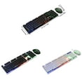 thumbnail image 3 of RGBs Backlit Mechanical Keyboards Combo 104Keys USB Plugs Play Responsive Typing For PC Users, 3 of 9