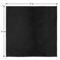 thumbnail image 5 of REGALWOVEN Set of 12 Cloth Napkins, Satin Washable and Reusable Table Dinner Napkins for Restaurant, Weddings, Event and Parties Black 17x17inch, 5 of 5