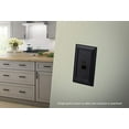 thumbnail image 2 of Architectural Single Toggle Switch Wall Plate / Switch Plate / Cover, Flat Black, Packaging May Vary, 2 of 6