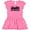 Raspberry with Polka Dots, variant on Inktastic Los Angeles Skyline Grunge Girls Baby Dress