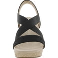 thumbnail image 2 of LifeStride Womens Delta 2 Open Toe Strappy Wedge Sandals, 2 of 3