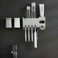 thumbnail image 3 of HIBIBUD 2026 New Toothbrush Sanitizer,Uv Toothbrush Holder Wall Mounted,Bathroom Toothbrush Sanitizer,With 4 Slots and 1 Automatic Toothpaste Dispenser,For Electric / Regular Toothbrush, 3 of 4