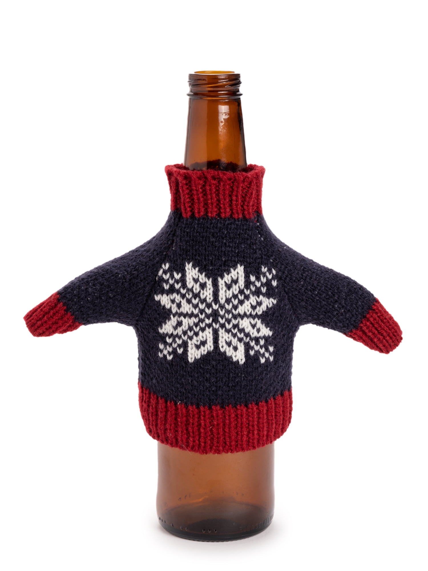 MUK LUKS Men's Rib Knit Scuff Slipper w/ Matching Bottle Sweater