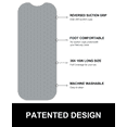 thumbnail image 4 of OTHWAY No Suction Cup Bath Mat: 39x16inch Extra Long Bathmat, Machine Washable, Made of Nature Rubber, Protect Your Bathtub (Dark Gray), 4 of 9
