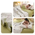 thumbnail image 3 of sruoe Summer Quilt, Cooling Comforter Quilt, Lightweight Ice Silk Summer Thin Quilt, Washable Bedspreads Cooling Blankets Breathable Summer Cooler Quilt for Bedroom, Polyester, 3 of 6