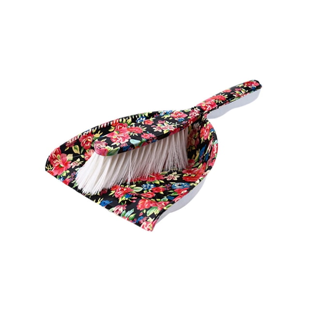 veasfak Broom and Dustpan Set Floor Sweeping Cleaning Tool for Pet Care Kitchen Home With Handle