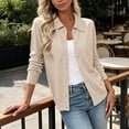 thumbnail image 3 of Livrdious Womens Lightweight Cardigan Sweater Long Sleeve Button Down Knit Cardigan with Lapel Collar, 3 of 6