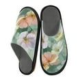 thumbnail image 2 of IAUYY Memory Foam House Slippers Suitable for Both Men and Women. Comfortable, Anti-Slip Plush Flat-Bottomed Slippers The Best Holiday Gift A Light Green Background, 2 of 9