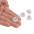 thumbnail image 4 of Unique Bargains 4 Packs Round Bubble Level 15x6mm Mini Circular Bullseye Spirit Levels for Leveling Camera Tripod Telescope, White, 4 of 6