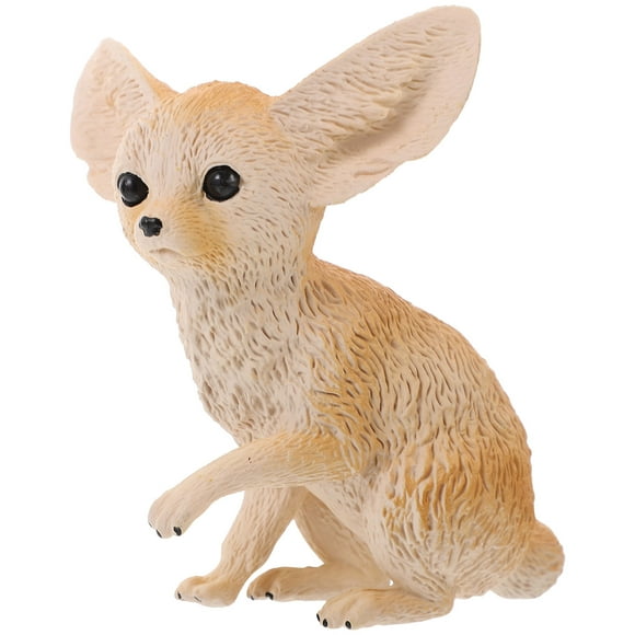 Fennec Fox Plastic Figurine Animal Figurine Animal Toy Fennec Fox Figure Animal Statue