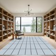 thumbnail image 2 of ODIKA 5'x7' Machine Washable Non-Slip Area Rug, Geometric Light Gray High Traffic Rug with Pad, Gray, 1055838, 2 of 8