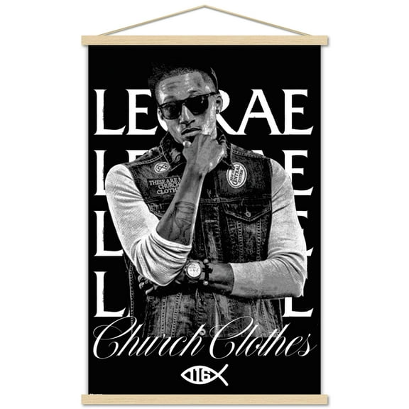 Lecrae - Church Clothes Wall Poster with Magnetic Frame, 22.375" x 34"