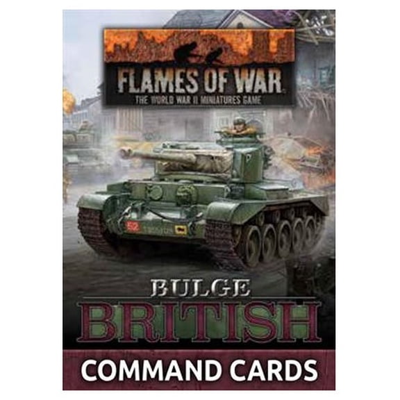 Flames of War: Bulge: British Command Cards
