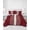 Dark Red,Beige, variant on Quilts Twin Size, Taupe Stripe Soft Comforter Bedding Set for Bed, Modern Minimalist Striped Farmhouse Beige Lightweight Quilted Bedspread with Pillow Cover(2 Pieces) for All Season, 68x86 Inch