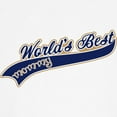thumbnail image 3 of CafePress - Worlds Best Mommy Kids Baseball Jersey - Kids Cotton Baseball Jersey, 3/4 Sleeve Shirt, 3 of 4