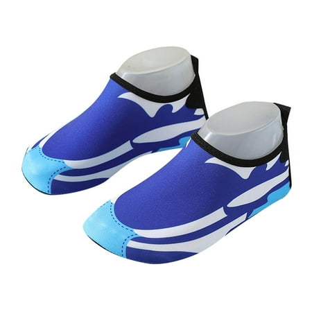 

HaiMao Kids Water Shoes Clearance Barefoot Quick Dry Socks for Beach Outdoor Swim Yoga Sports Blue 2 Years