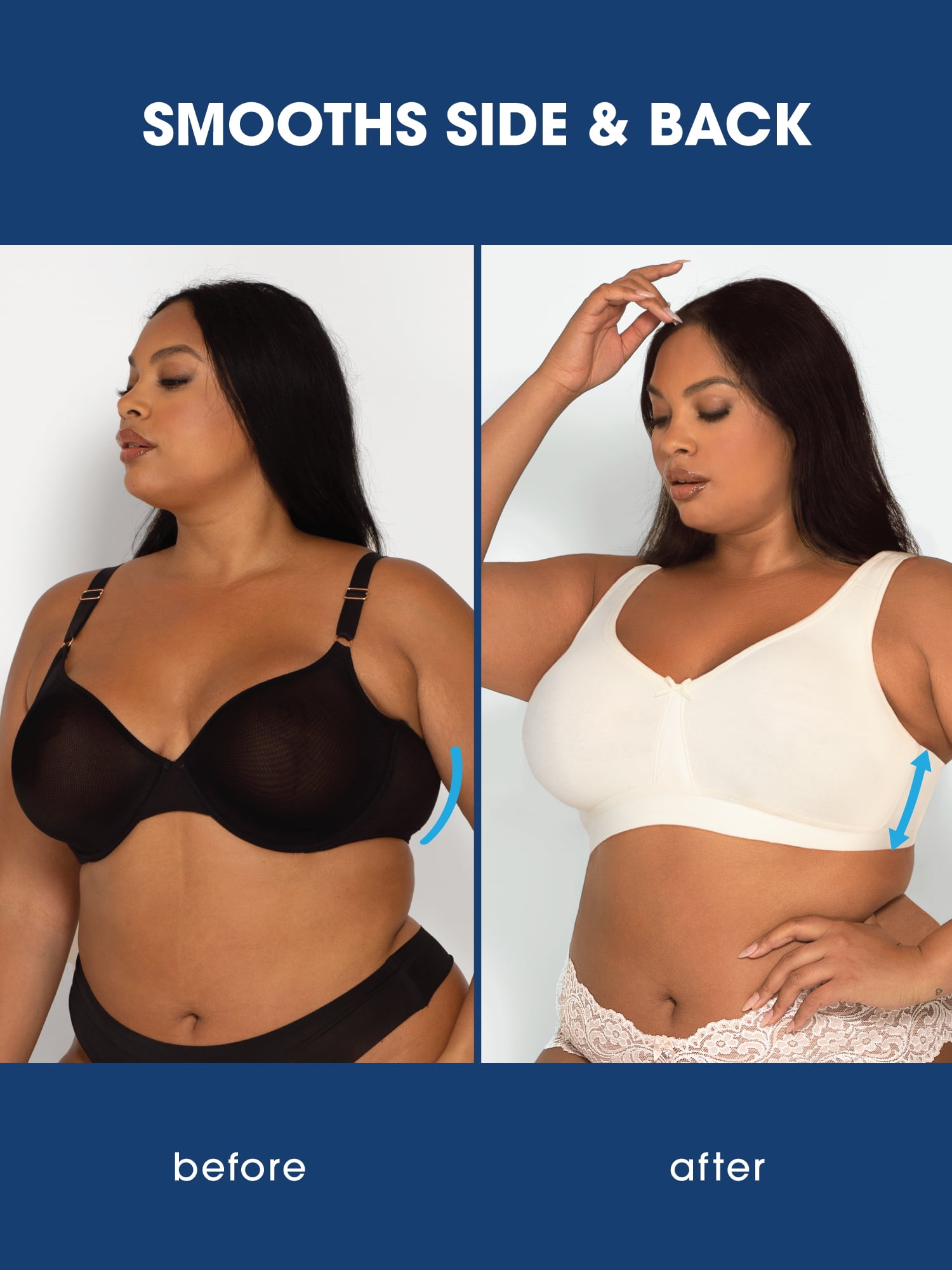 Fruit of the Loom Women's Plus Size Beyond Soft Wireless Cotton Bra, Style FT811