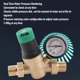 thumbnail image 4 of Regulador De Presión De Agua, Válvula Reductora De Presión De Latón Con Dial Ajustable Para Grifos Y Calentadores De Agua A Gas Sin Tanque, 4 of 7